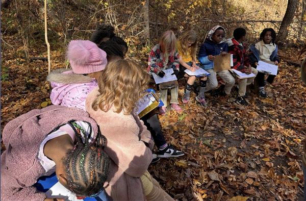 Students on a field trip